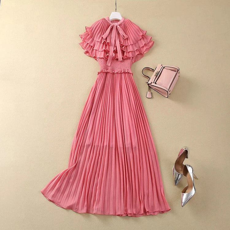 DRESS STYLE - SY338-maxi dress-onlinemarkat-Pink-XS - US 2-onlinemarkat