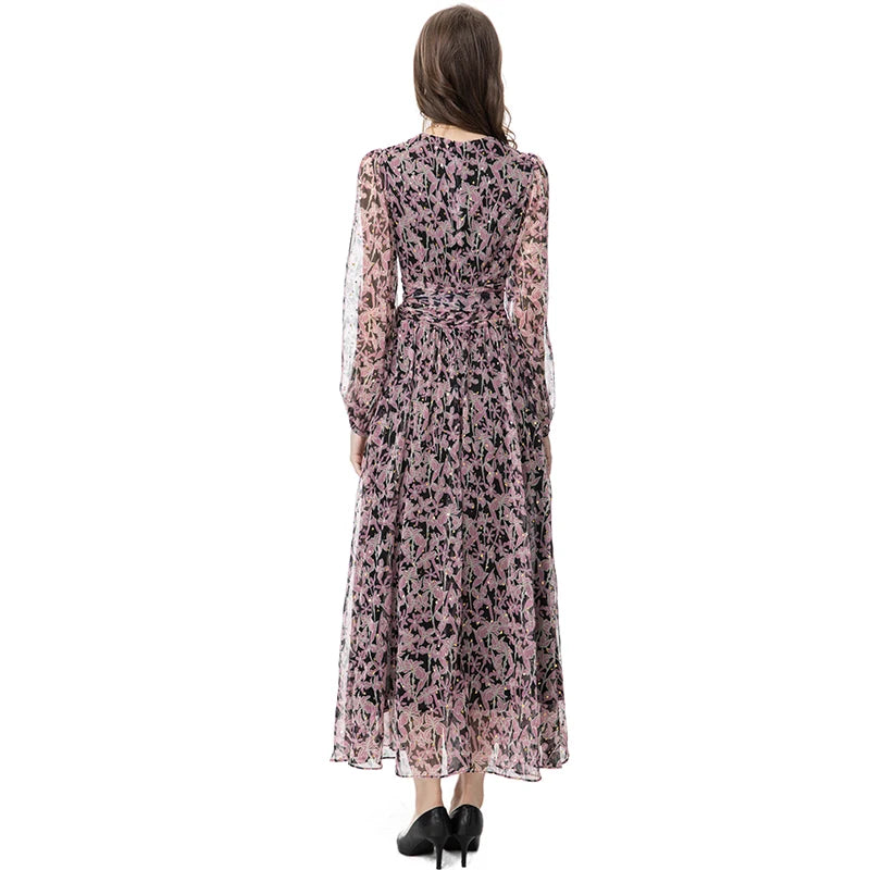 DRESS STYLE - SY580-Midi Dress-onlinemarkat-Purple-XS - US 2-onlinemarkat