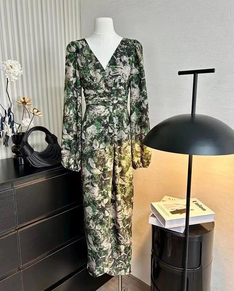 DRESS STYLE - SY542-maxi dress-onlinemarkat-Green-XS - US 2-onlinemarkat