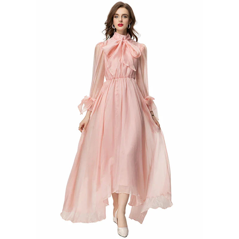 DRESS STYLE - SY824-maxi dress-onlinemarkat-Pink-XS - US 2-onlinemarkat