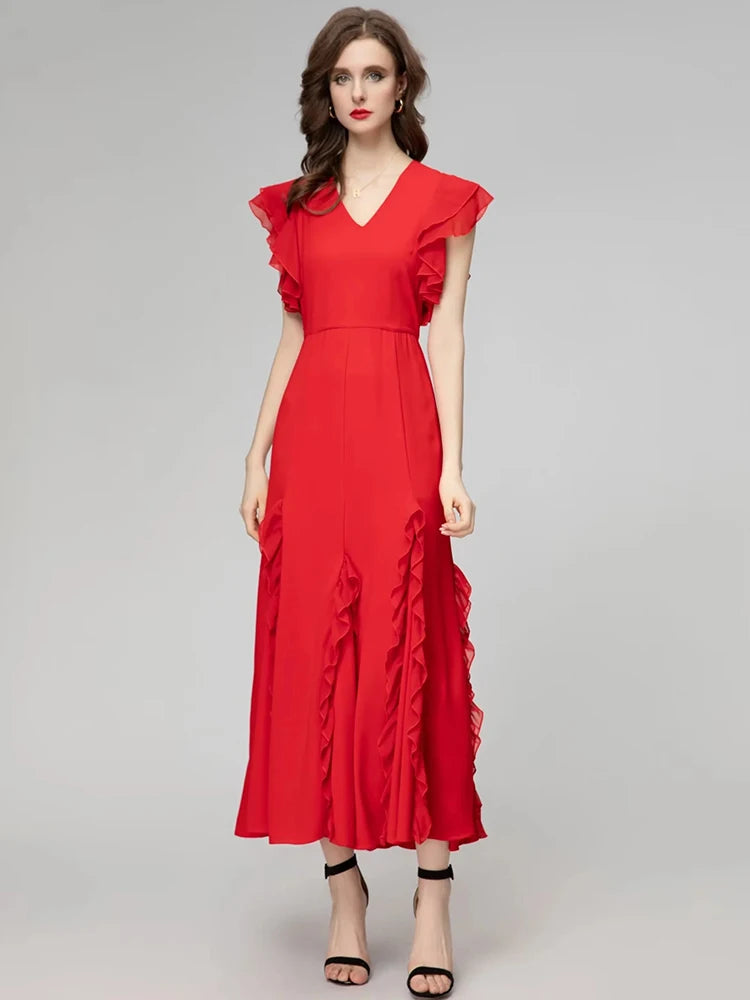 DRESS STYLE - SY358-maxi dress-onlinemarkat-Red-XS - US 2-onlinemarkat