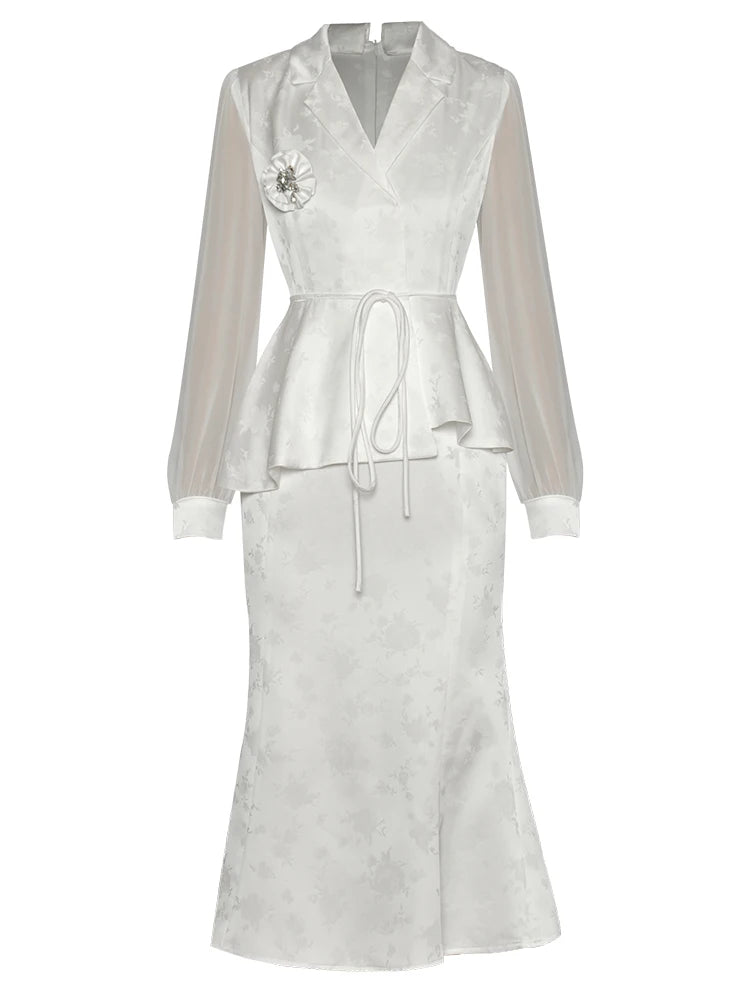 DRESS STYLE - NY3202-Midi Dress-onlinemarkat-WHITE-XS - US 2-onlinemarkat