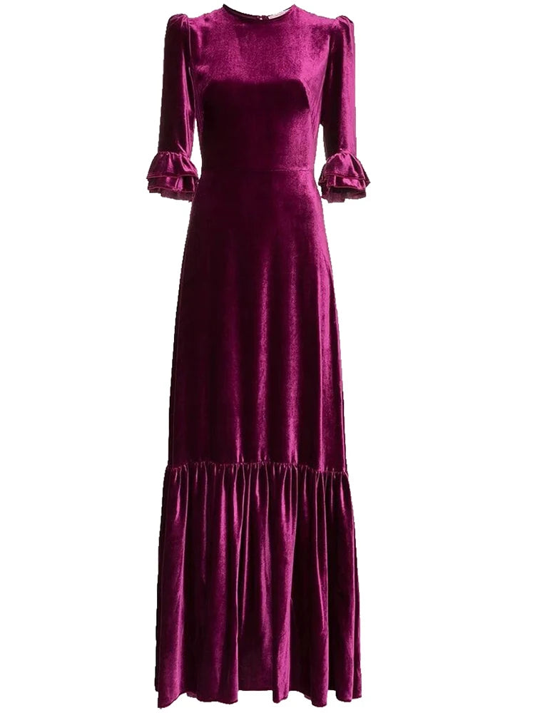 DRESS STYLE - NY32203-maxi dress-onlinemarkat-Fuchsia-XS - US 2-onlinemarkat