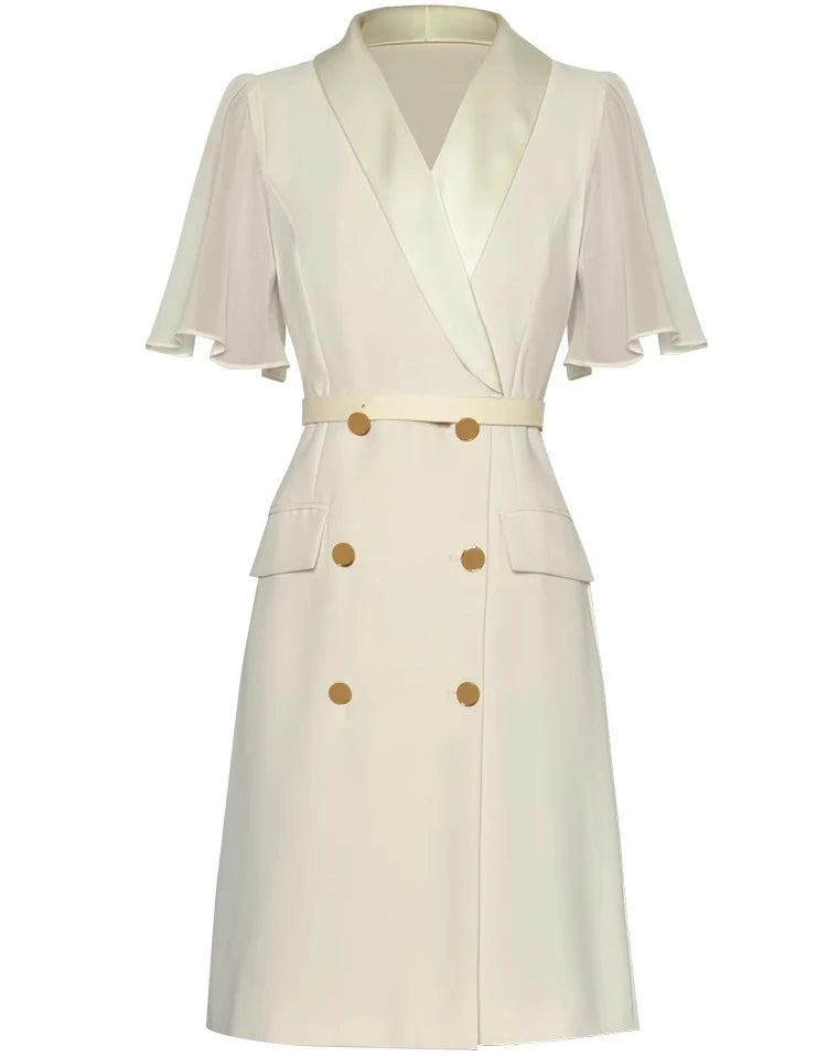 DRESS STYLE - SY639-short dress-onlinemarkat-Apricot-XS - US 2-onlinemarkat