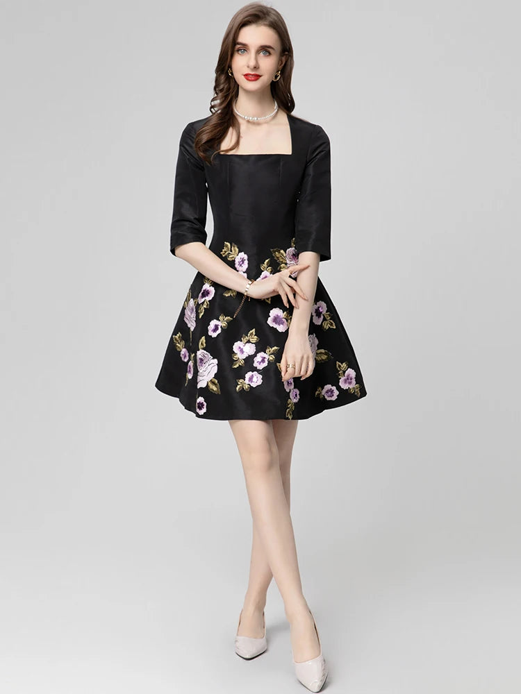 DRESS STYLE - SY540-short dress-onlinemarkat-black-XS - US 2-onlinemarkat