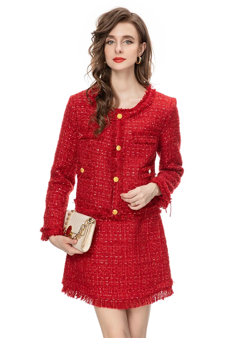 SUIT STYLE - NY3147-Suits and Sets-onlinemarkat-Red-S - US 4-onlinemarkat