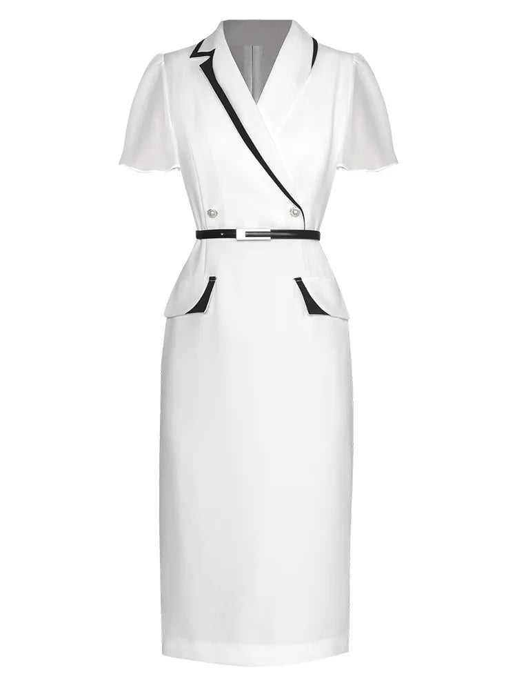DRESS STYLE - SY784-short dress-onlinemarkat-White-XS - US 2-onlinemarkat