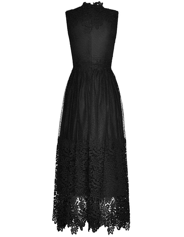 DRESS STYLE - SY562-maxi dress-onlinemarkat-black-XS - US 2-onlinemarkat