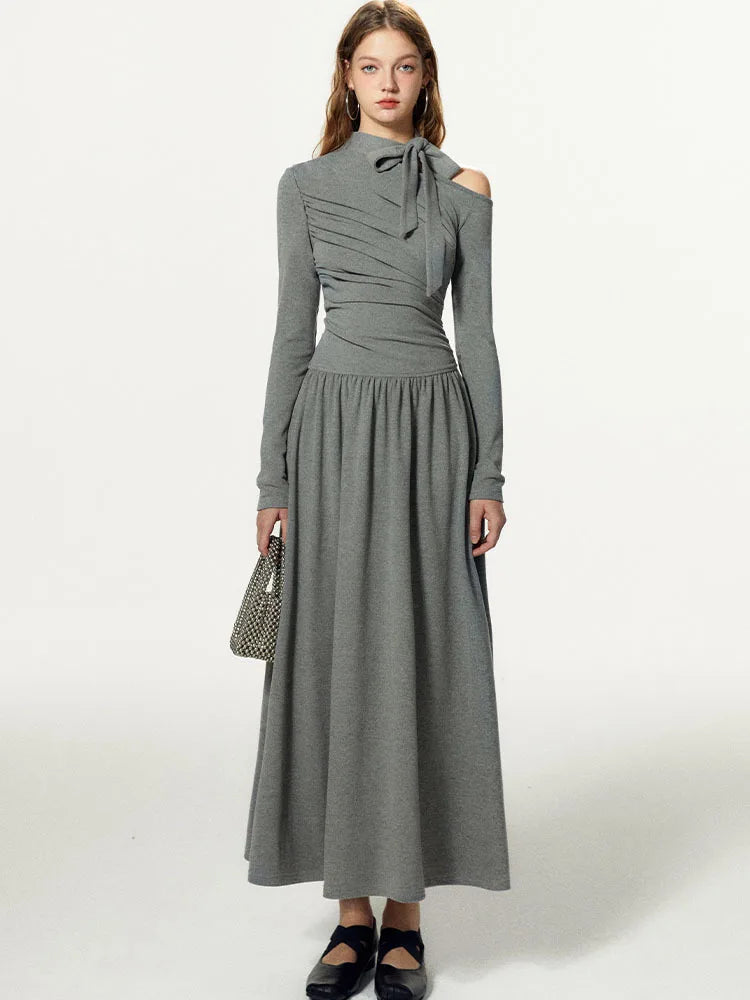 DRESS STYLE - NY3372-maxi dress-onlinemarkat-Grey-XS - US 2-onlinemarkat