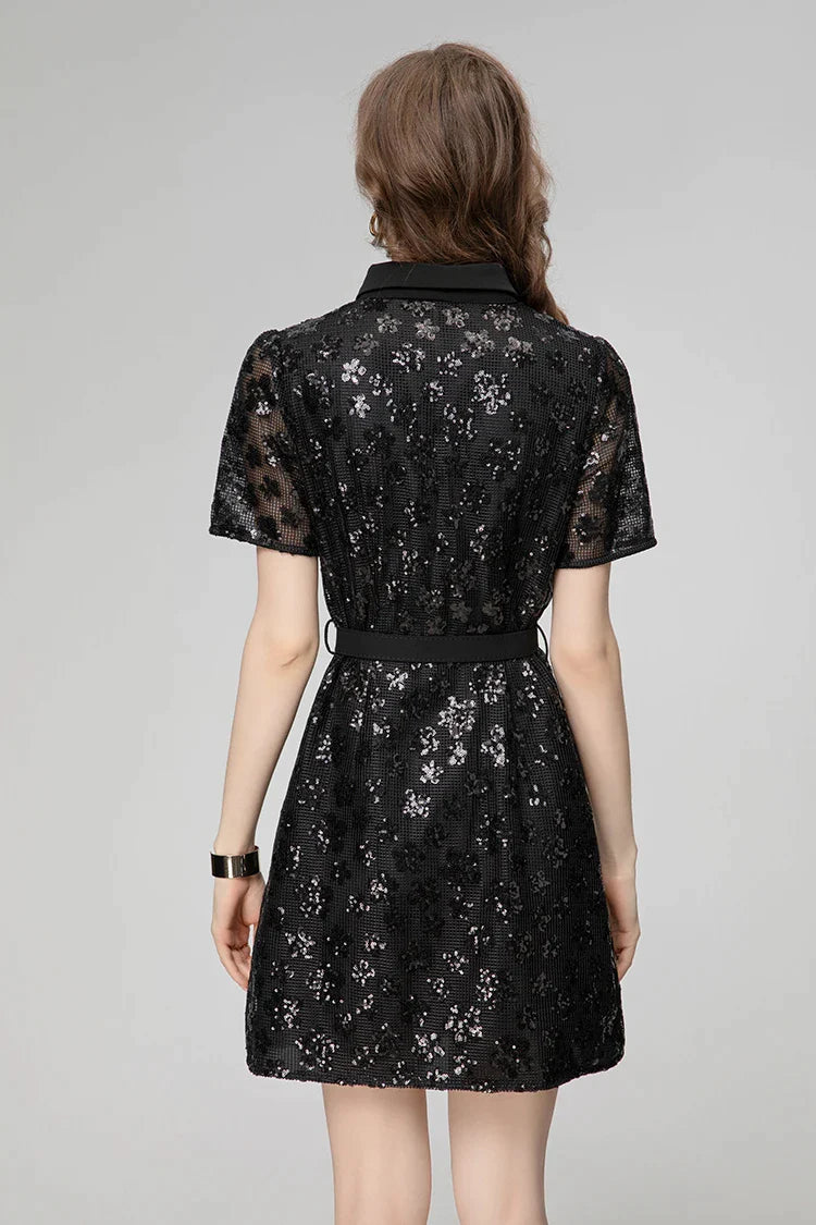 DRESS STYLE - SY335-short dress-onlinemarkat-Black-XS - US 2-onlinemarkat