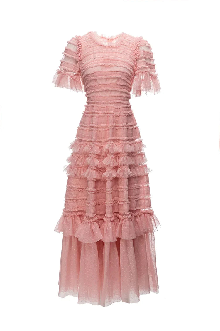 DRESS STYLE - SY496-maxi dress-onlinemarkat-Pink-XS - US 2-onlinemarkat