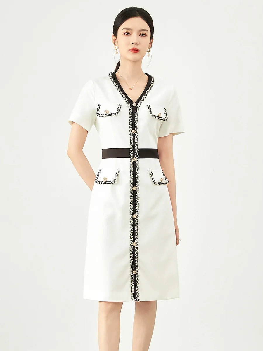 DRESS STYLE - SY903-short dress-onlinemarkat-white-XS - US 2-onlinemarkat