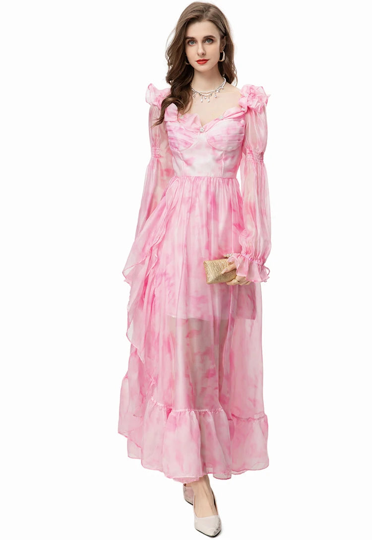 DRESS STYLE - SY959-maxi dress-onlinemarkat-Pink-XS - US 2-onlinemarkat