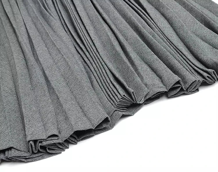 DRESS STYLE - SY724-Midi Dress-onlinemarkat-Dark Grey-XS - US 2-onlinemarkat