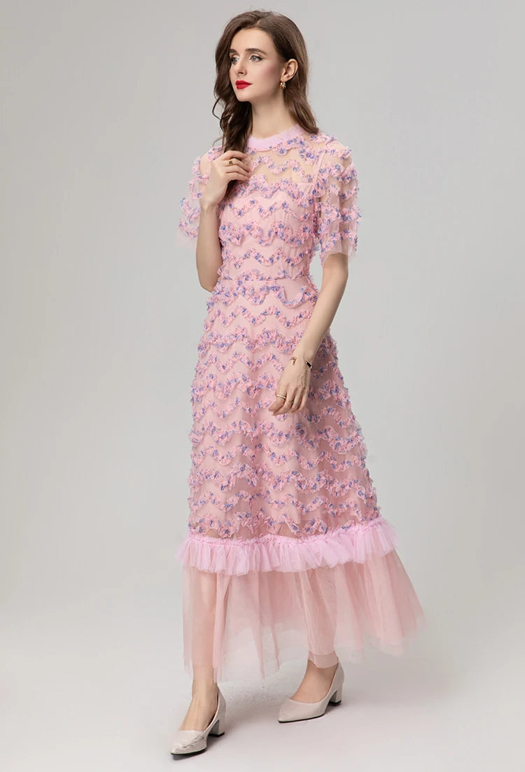 DRESS STYLE - SY794-maxi dress-onlinemarkat-Pink-XS - US 2-onlinemarkat