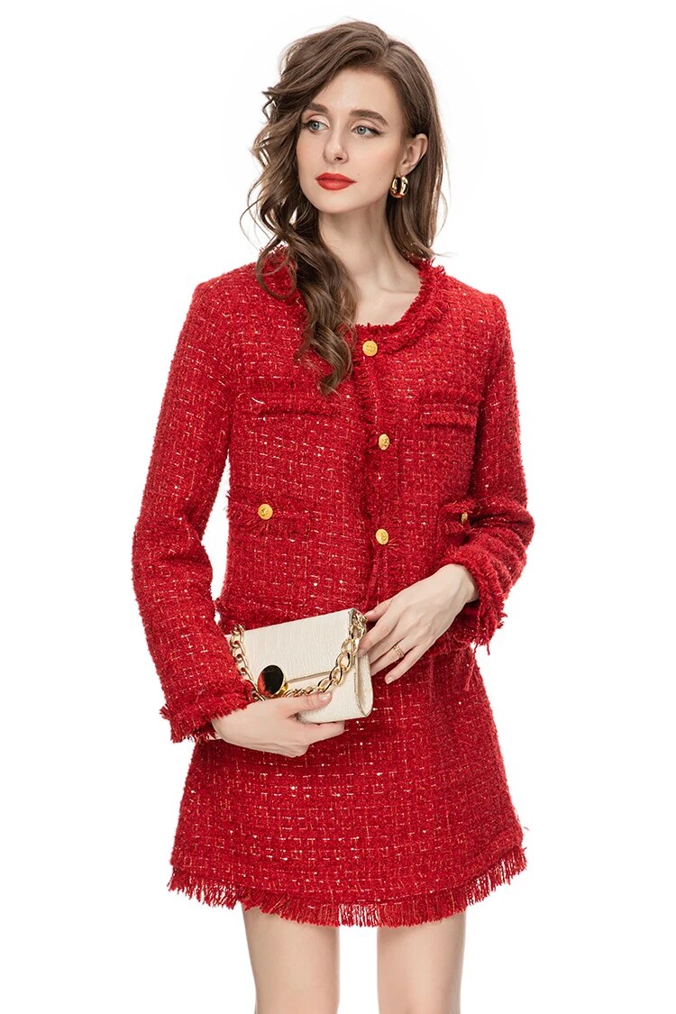 SUIT STYLE - NY3147-Suits and Sets-onlinemarkat-Red-S - US 4-onlinemarkat