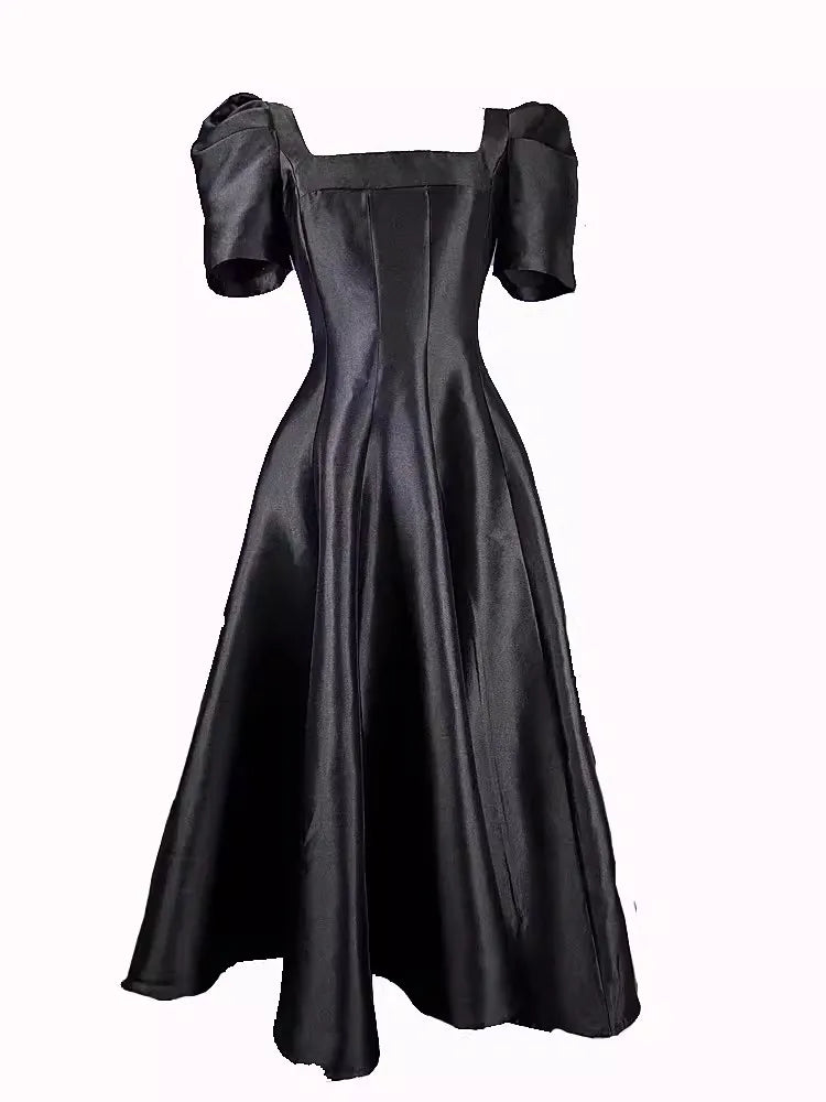 DRESS STYLE - SY681-Midi Dress-onlinemarkat-Beige-XS - US 2-onlinemarkat