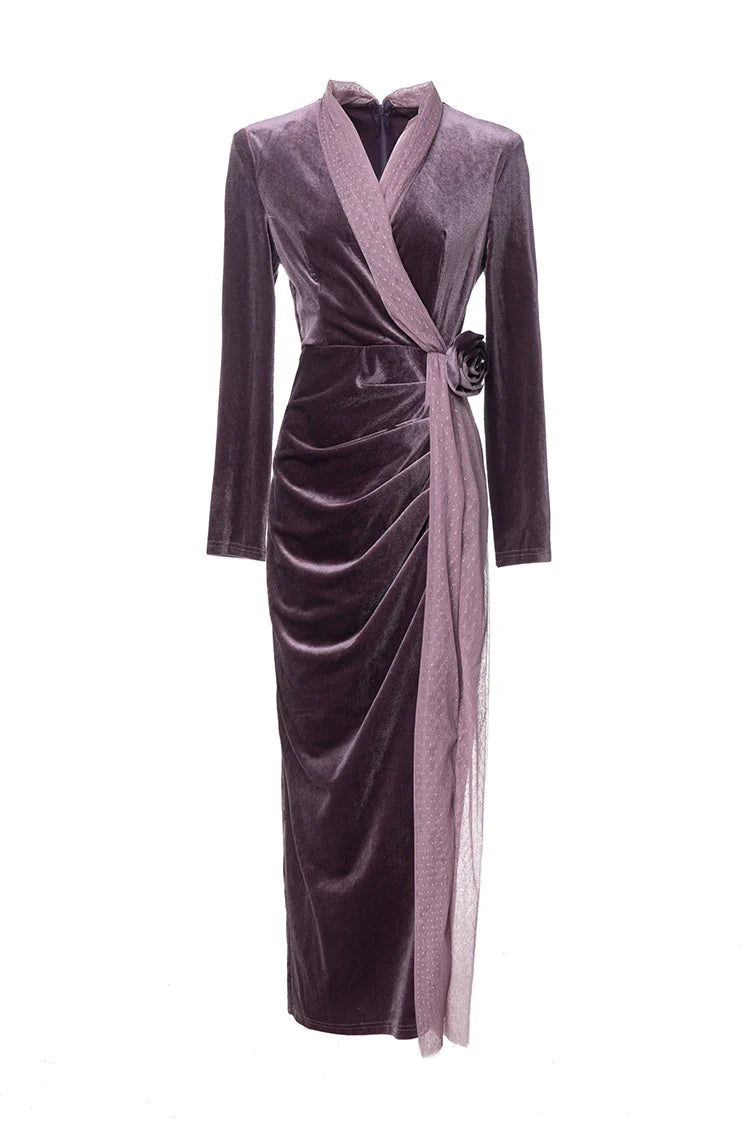 DRESS STYLE - SO255-Midi Dress-onlinemarkat-Black-XS - US 2-onlinemarkat