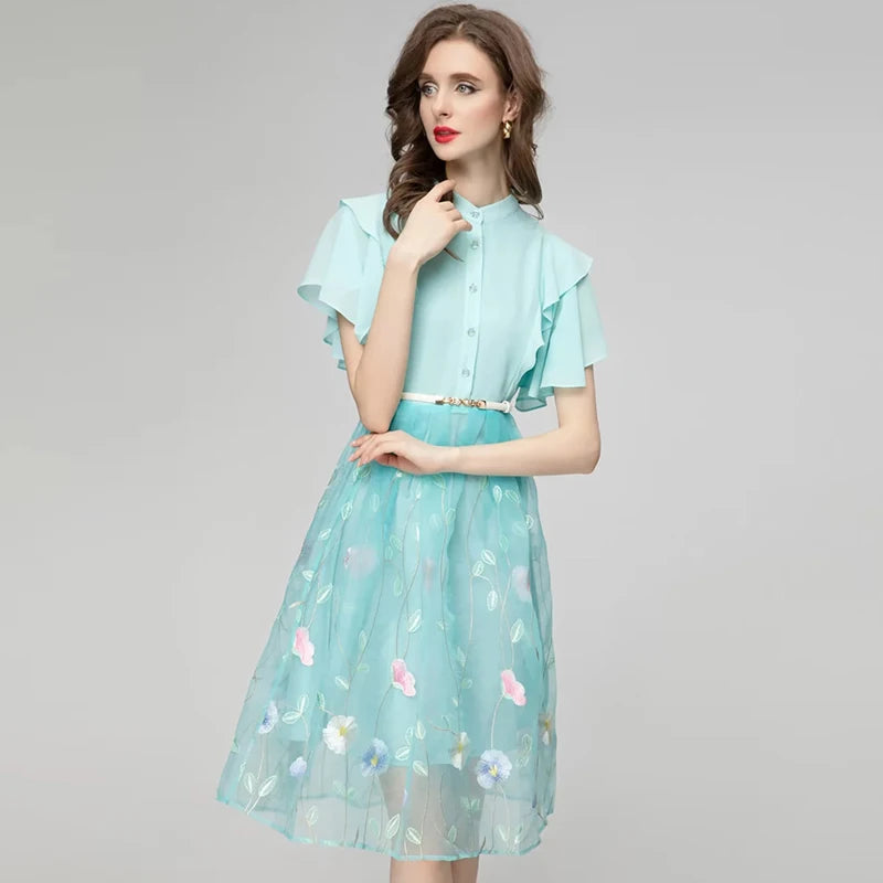 DRESS STYLE - SY432-short dress-onlinemarkat-SKY BLUE-XS - US 2-onlinemarkat