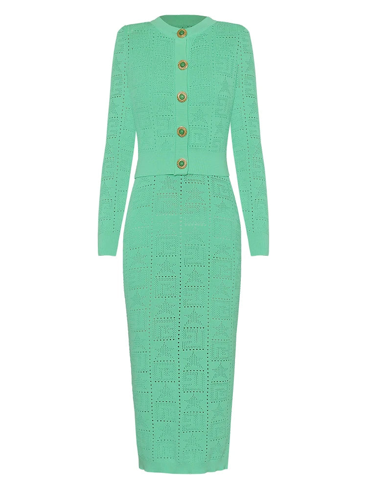 SUIT STYLE - SY608-Suits and Sets-onlinemarkat-green-XS - US 2-onlinemarkat