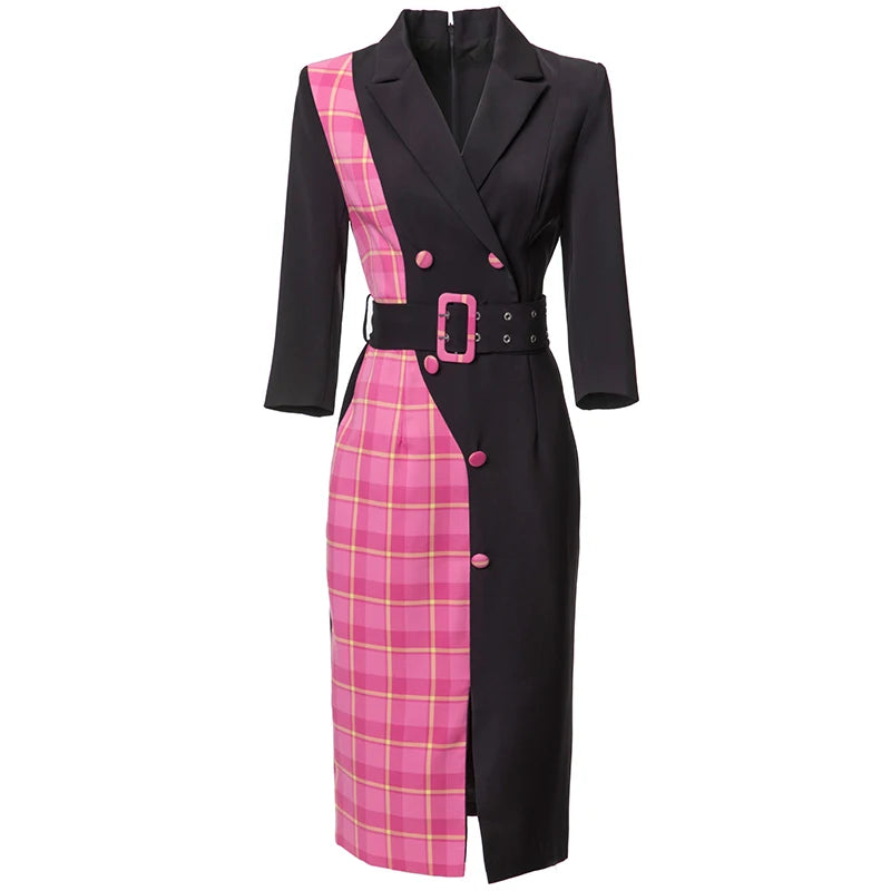 DRESS STYLE - SY586-short dress-onlinemarkat-Pink-XS - US 2-onlinemarkat