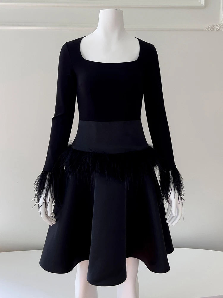 DRESS STYLE - SO289-short dress-onlinemarkat-Black-XS - US 2-onlinemarkat