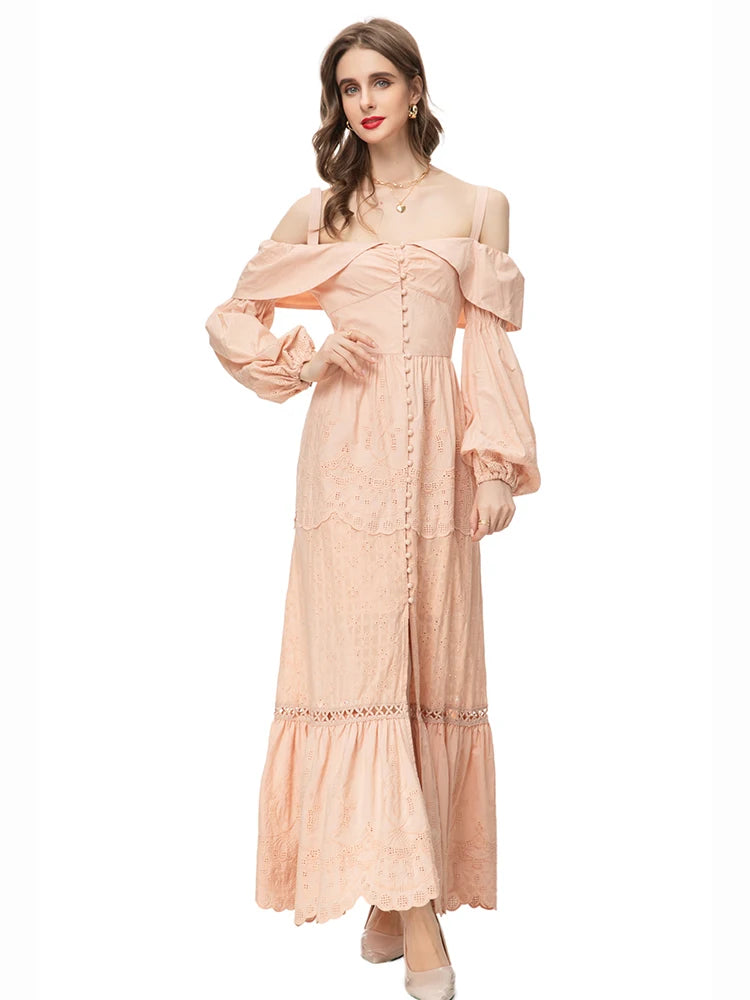 DRESS STYLE - SY455-maxi dress-onlinemarkat-Pink-XS - US 2-onlinemarkat