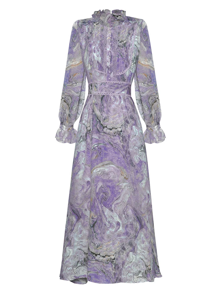 DRESS STYLE - SY657-Midi Dress-onlinemarkat-Purple-L - US 8-onlinemarkat