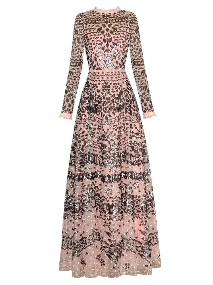 DRESS STYLE - NY3110-maxi dress-onlinemarkat-Pink-XS - US 2-onlinemarkat
