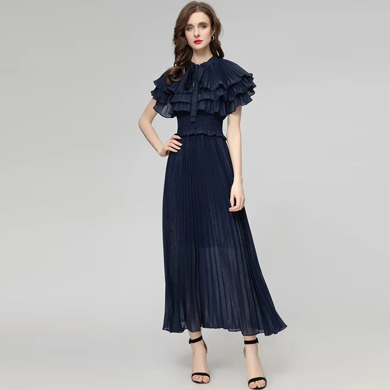 DRESS STYLE - SY349-maxi dress-onlinemarkat-Deep blue-XS - US 2-onlinemarkat