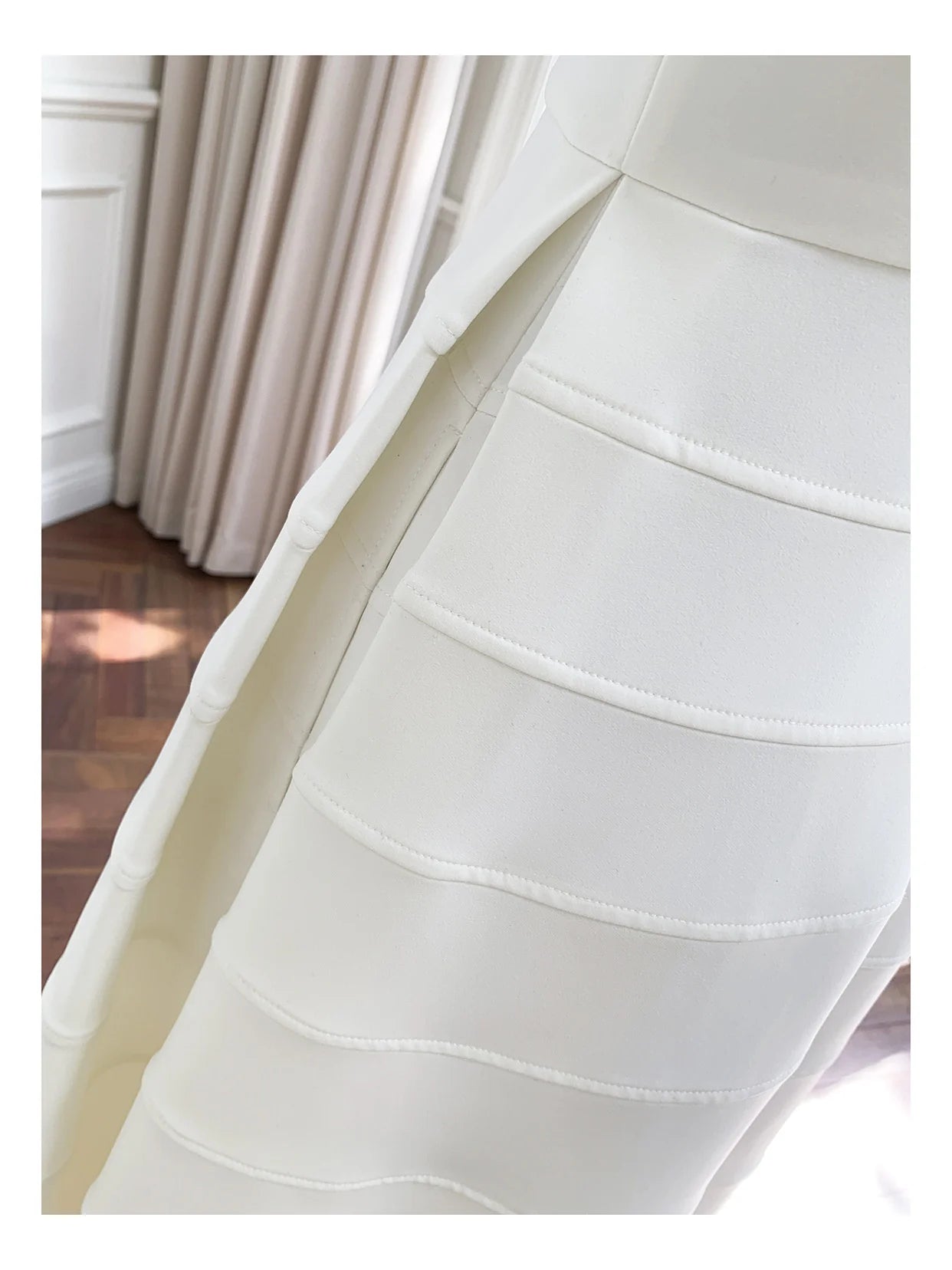 DRESS STYLE - SY474-Midi Dress-onlinemarkat-White-XS - US 2-onlinemarkat
