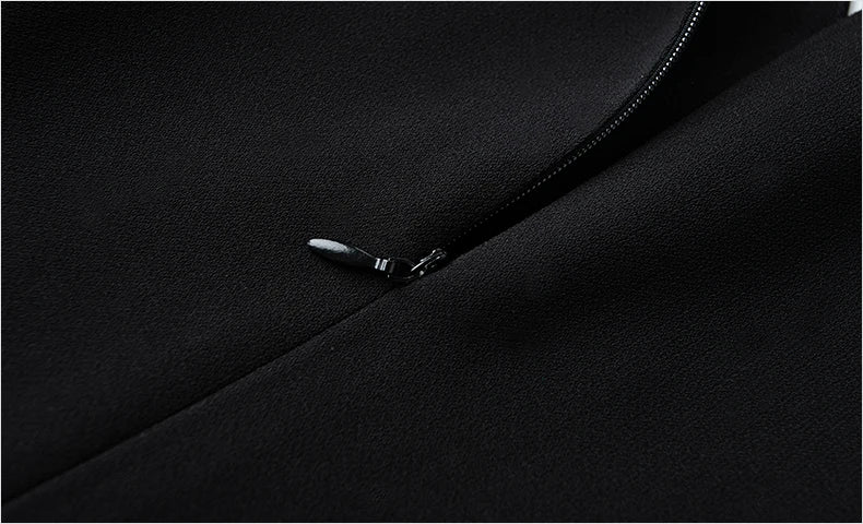 DRESS STYLE - SY673-Midi Dress-onlinemarkat-black-XS - US 2-onlinemarkat