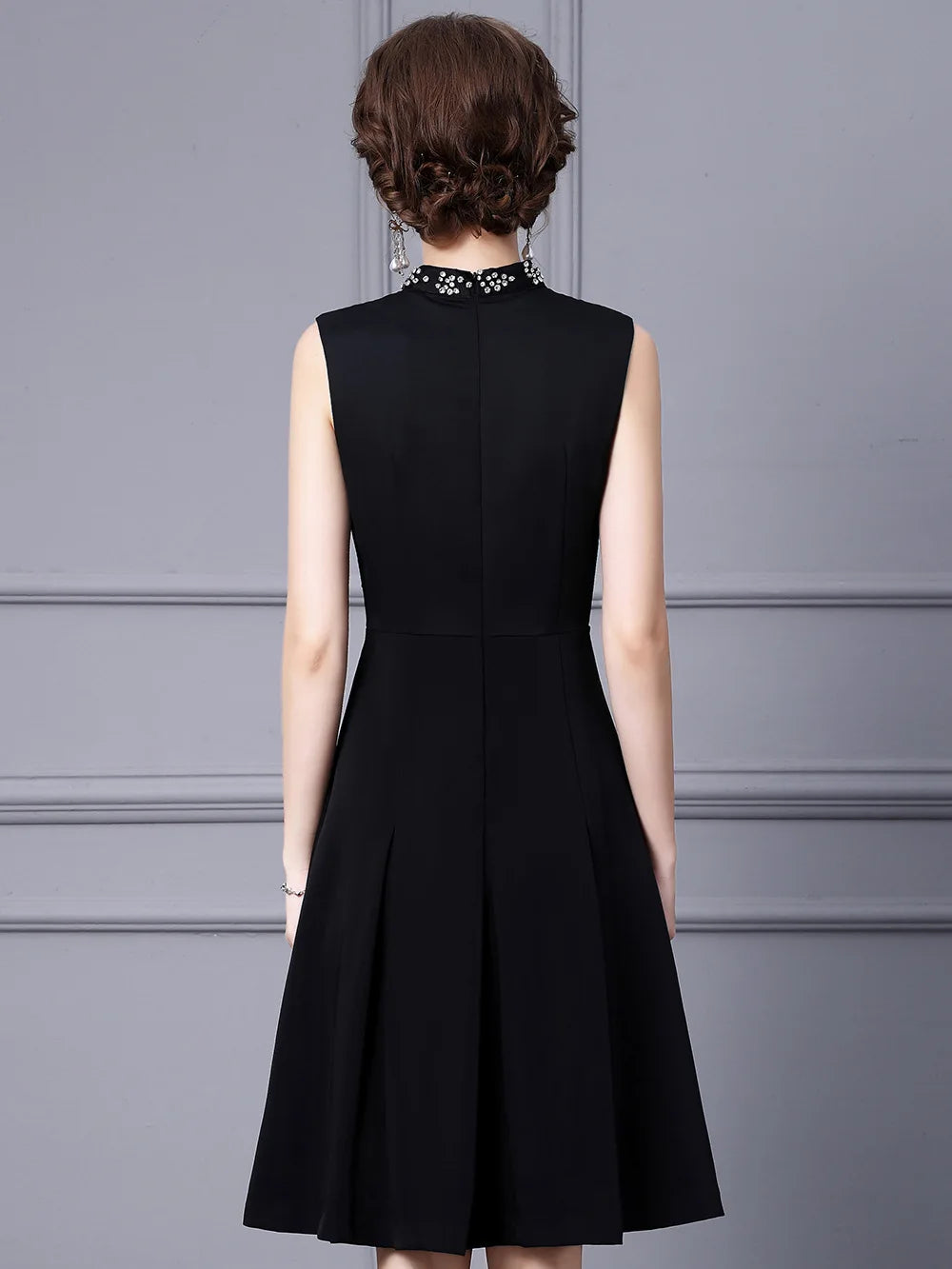 DRESS STYLE - SY691-short dress-onlinemarkat-black-XS - US 2-onlinemarkat