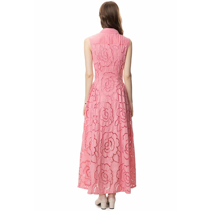 DRESS STYLE - SY857-maxi dress-onlinemarkat-Pink-XS - US 2-onlinemarkat