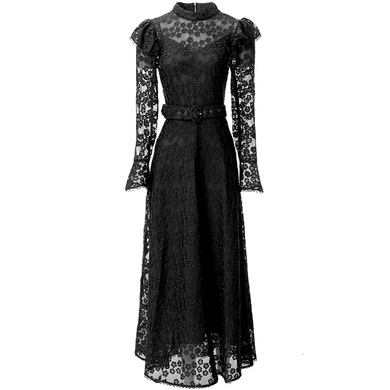 DRESS STYLE - SY876-maxi dress-onlinemarkat-Black-XS - US 2-onlinemarkat