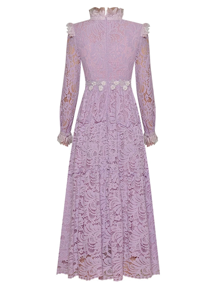 DRESS STYLE - SY500-Midi Dress-onlinemarkat-Lavender-XS - US 2-onlinemarkat