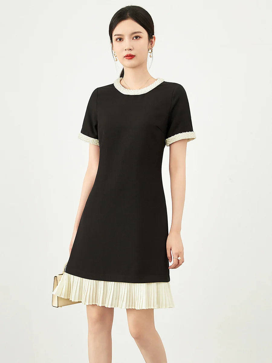 DRESS STYLE - SY904-short dress-onlinemarkat-Black-S - US 4-onlinemarkat