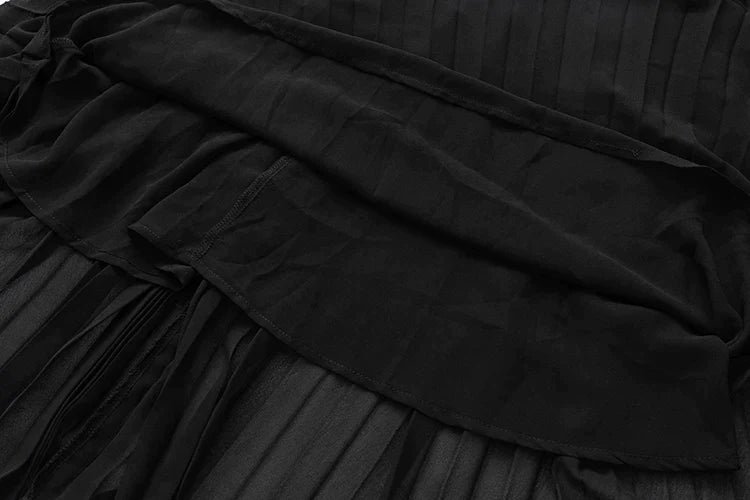 DRESS STYLE - NY3396-Midi Dress-onlinemarkat-black-XS - US 2-onlinemarkat