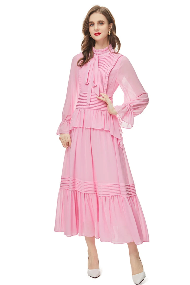 DRESS STYLE - NY3349-maxi dress-onlinemarkat-Pink-XS - US 2-onlinemarkat