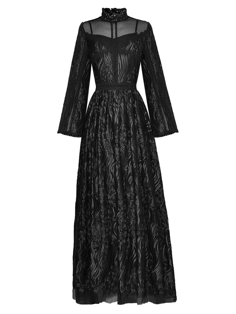 DRESS STYLE - SY498-maxi dress-onlinemarkat-black-XS - US 2-onlinemarkat