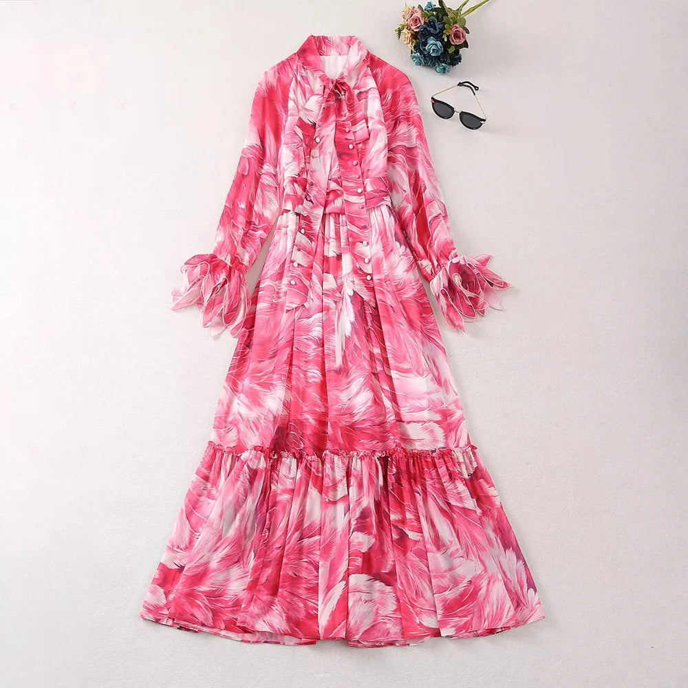 DRESS STYLE - SY342-maxi dress-onlinemarkat-Pink-XS - US 2-onlinemarkat