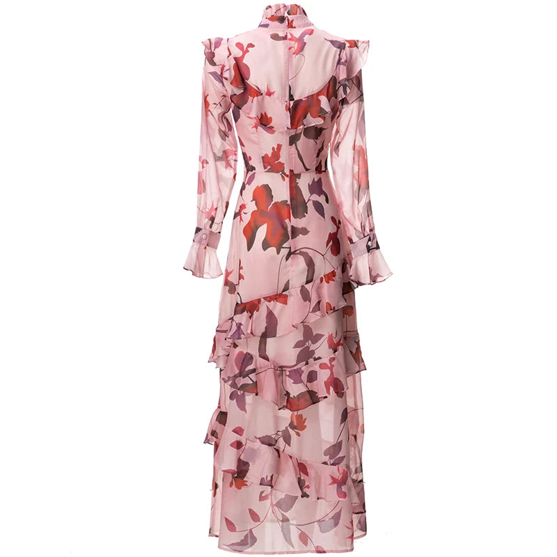 DRESS STYLE - SY505-maxi dress-onlinemarkat-Pink-XS - US 2-onlinemarkat