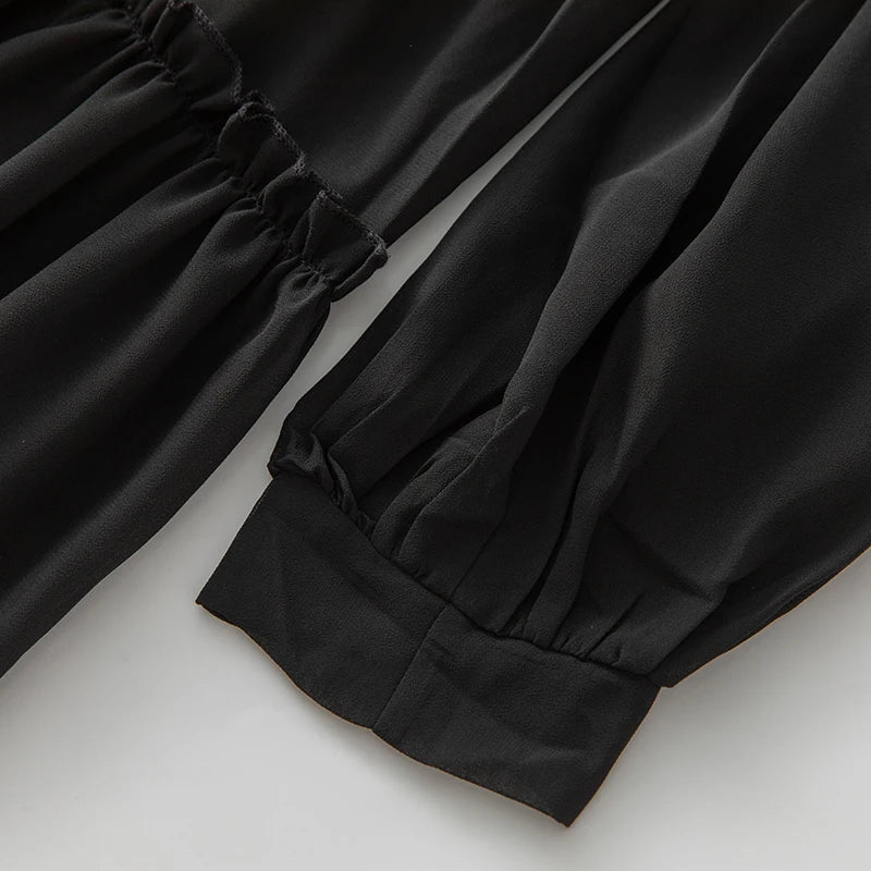 DRESS STYLE - SY587-Midi Dress-onlinemarkat-black-XS - US 2-onlinemarkat