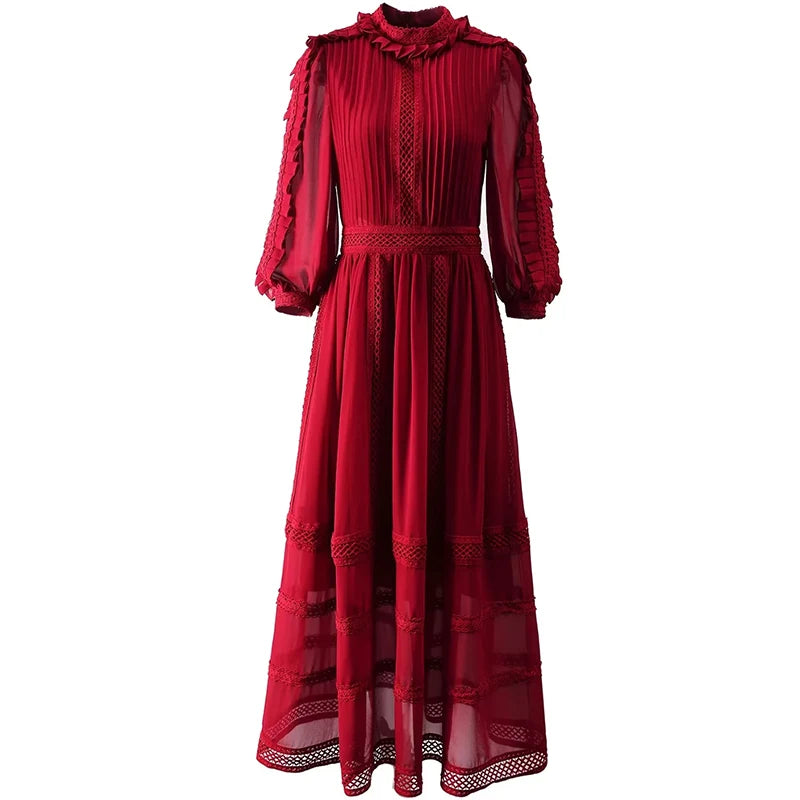 DRESS STYLE - SY610-maxi dress-onlinemarkat-Red-XS - US 2-onlinemarkat