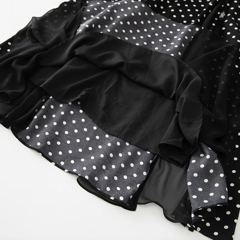 DRESS STYLE - SY781-Midi Dress-onlinemarkat-Black-XS - US 2-onlinemarkat