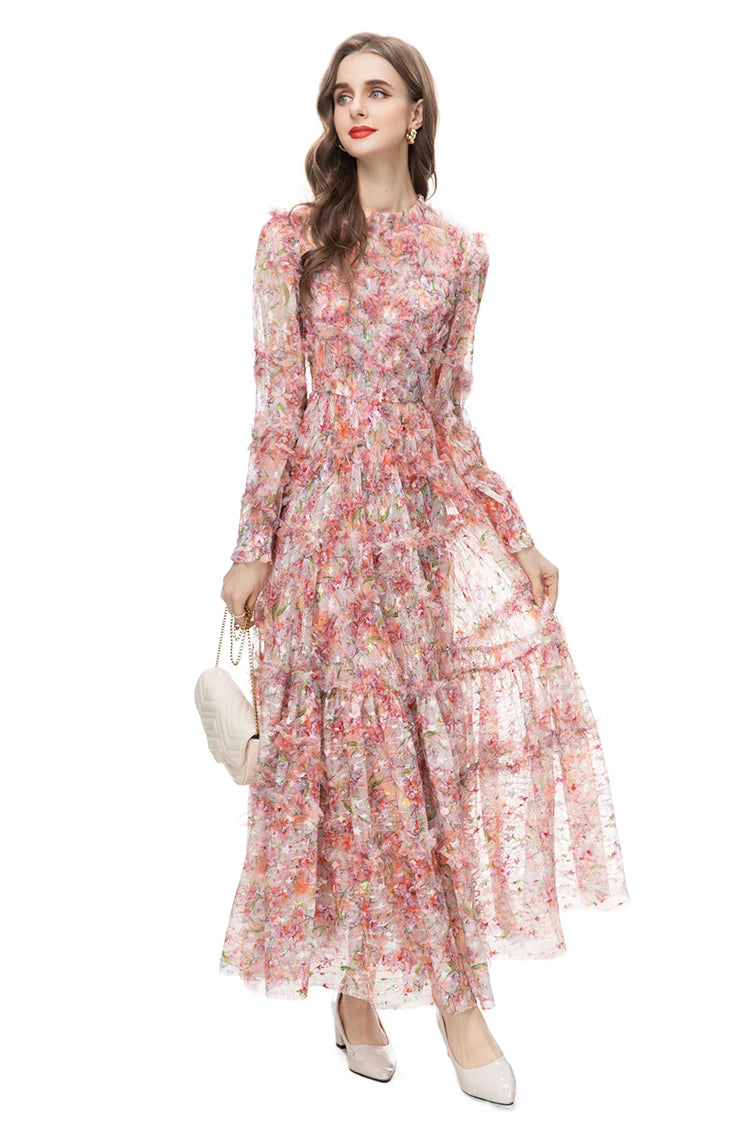 DRESS STYLE - NY3257-maxi dress-onlinemarkat-Pink-XS - US 2-onlinemarkat