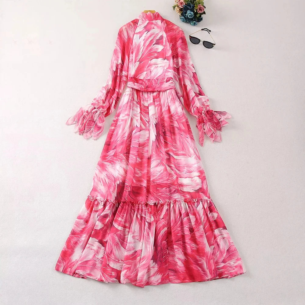 DRESS STYLE - SY342-maxi dress-onlinemarkat-Pink-XS - US 2-onlinemarkat