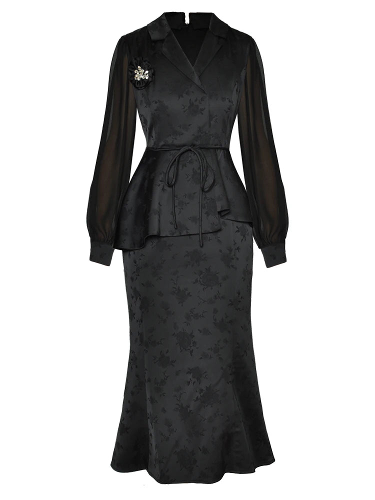 DRESS STYLE - NY3202-Midi Dress-onlinemarkat-black-XS - US 2-onlinemarkat