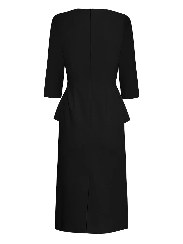 DRESS STYLE - SY661-short dress-onlinemarkat-Black-XS - US 2-onlinemarkat