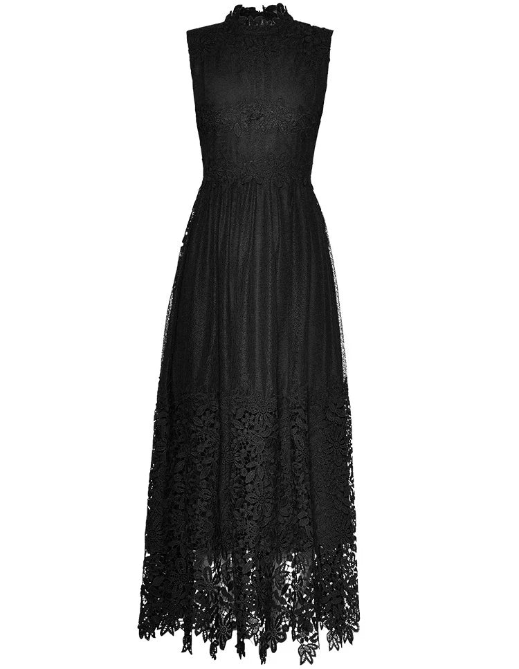 DRESS STYLE - SY562-maxi dress-onlinemarkat-black-XS - US 2-onlinemarkat
